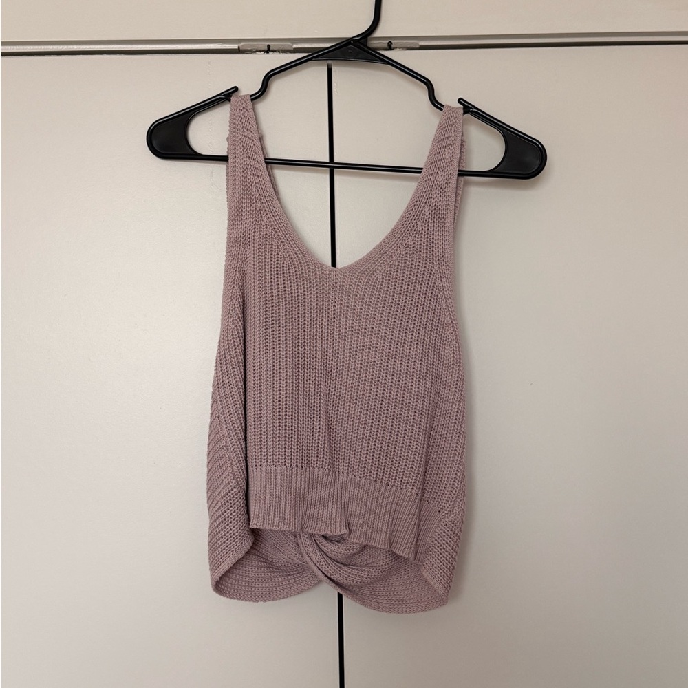Women's Knit Twist Tank Top